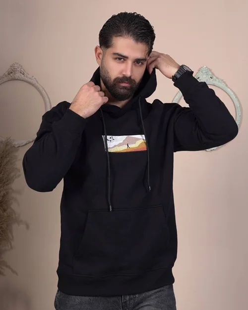 هودی جیب کانگرویی پیش گلدوزی اسکیپر